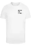 Men's T-shirt Never On Time - white