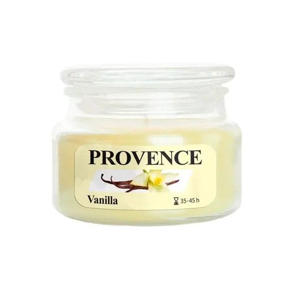 Provence Svíčka ve skle s víčkem Vanilka 200 g