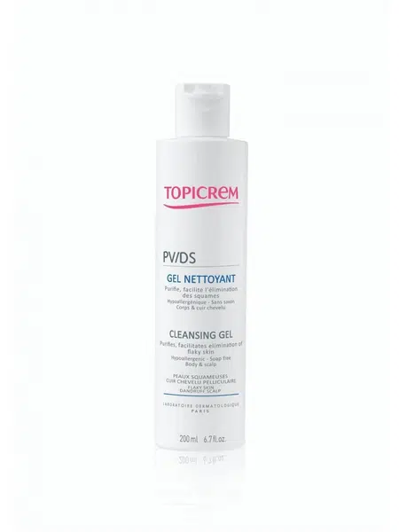 Topicrem Mycí gel na tělo a pokožku hlavy PV/DS (Cleansing Gel) 200 ml