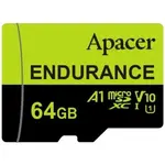 Apacer paměťová Endurance V30 A1, 64GB, micro SDXC, AP64GEDM1D05-R, UHS-I U3 (Class 10)