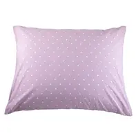 Bavlněné kombinovatelné povlečení PUNTÍK růžová polštář 70 x 90 cm