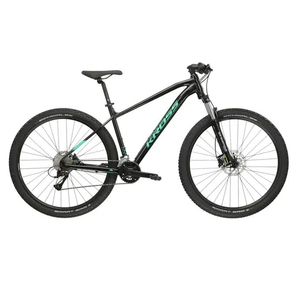 Horské kolo Kross Level 1.0 PW GL 29" Gen 007 L (19", 180-188 cm) černo-zelená