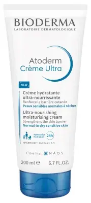 Bioderma Ultra vyživující a hydratační tělový krém Atoderm (Ultra-Nourishing Moisturising Cream) 200 ml
