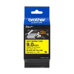 Brother HSe-621E Pro Tape, 9 mm x 1.5. m, černý tisk / žlutý podklad , originální páska