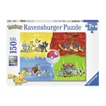 Pokémon Puzzle Ravensburger - Druhy Pokémonů XXL - 150 dílků