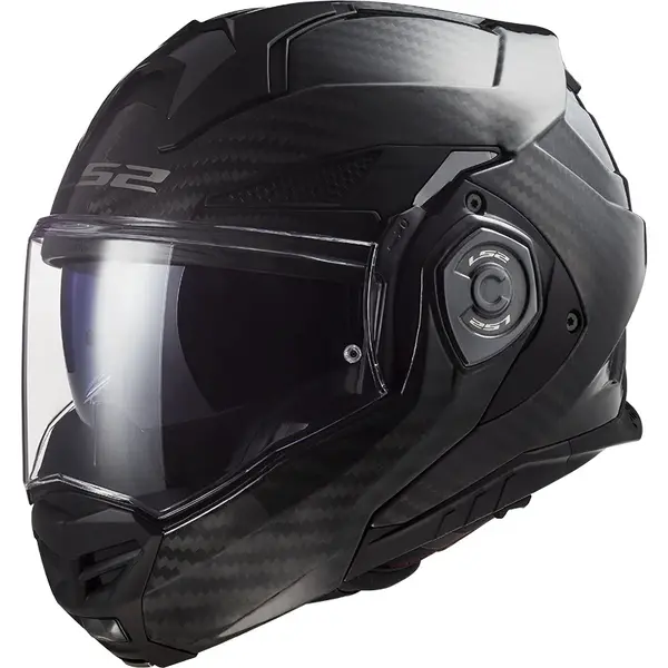 Překlopná moto přilba LS2 FF901 Advant X Solid Carbon P/J XXL (63-64)