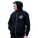 Mikbaits mikina team černá s kapucí - l