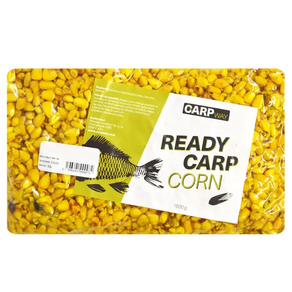 Carpway kukuřice ready carp corn ochucená 1,5 kg - vanilka