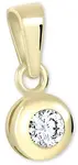 Soliter Zlatý přívěsek s krystalem 246 001 00322