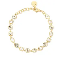 Brosway Luxusní pozlacený náramek s čirými krystaly Symphonia BYM169