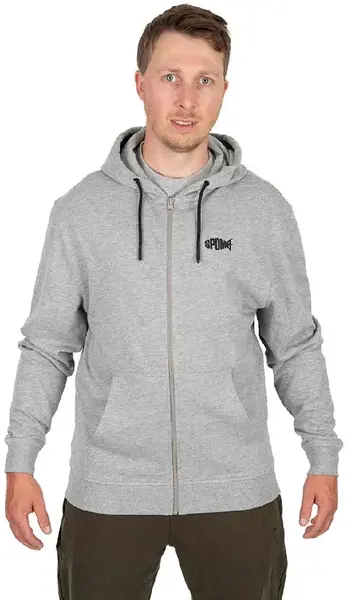 Spomb mikina grey zipped hoody - s
