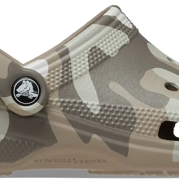 Crocs nazouváky classic printed camo clog mushroom multi - 41-42