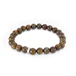Agato Korálkový náramek z bronzitu MINK127/20