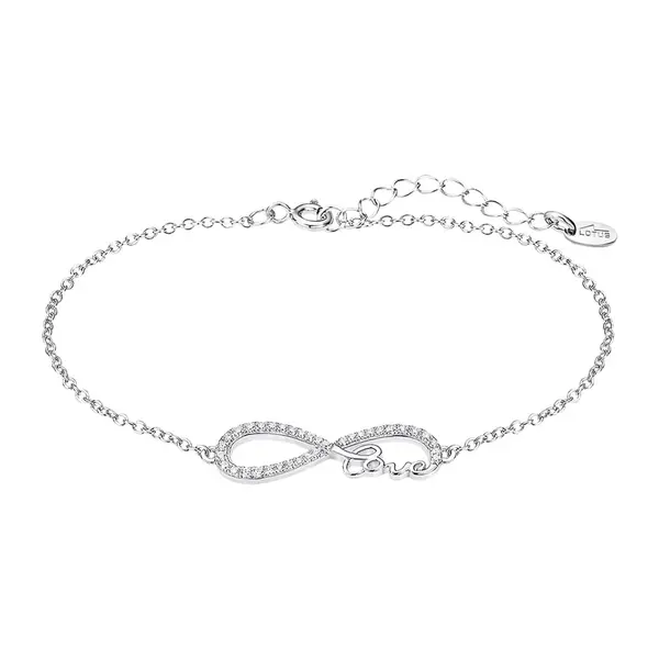 Lotus Silver Stříbrný náramek s čirými zirkony Nekonečno LP3314-2/1
