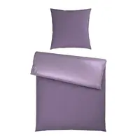 Bio:Vio OBOUSTRANNÉ POVLEČENÍ, satén, fialová, 155/220 cm