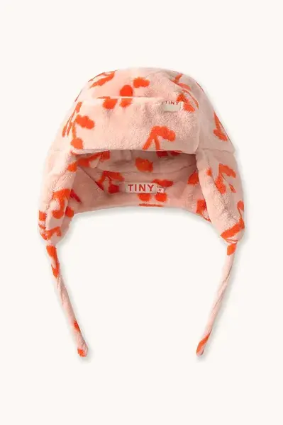 Dětská čepice Tinycottons CHERRIES EARFLAP BEANIE