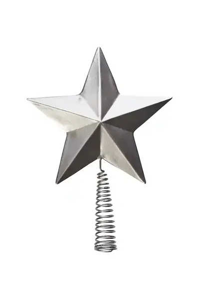 Vánoční dekorace Madam Stoltz 17 x 24 cm šedá barva