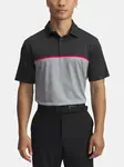 Men's T-shirt Under Armour UA Plyoff 3.0 Stripe Polo LB-BLK - Men