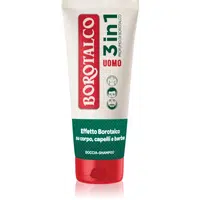 Borotalco MEN 3 in 1 sprchový gél pre mužov na tvár, telo a vlasy vône Unique Scent of Borotalco 200 ml