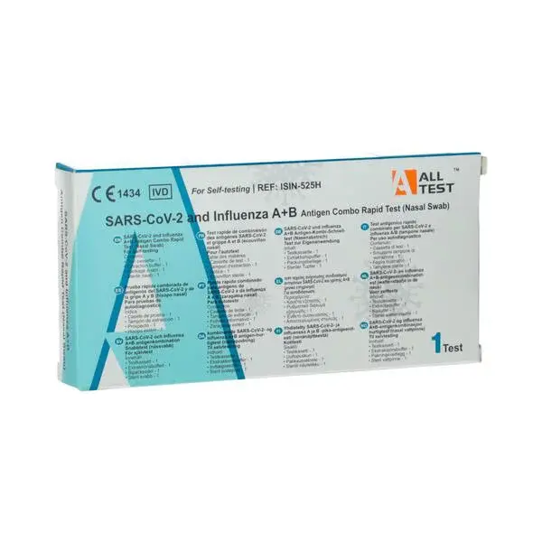 Kombinovaný test pro SARS-CoV-2 a chřipku A + B, 1 kus