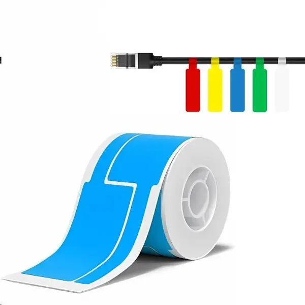 Niimbot 1EA01174301, 25x76mm, 200ks, modré samolepiace štítky na káble