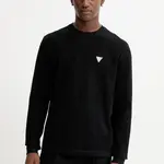 Bavlněné tričko s dlouhým rukávem Guess Jeans černá barva, M4BI77 KCII1