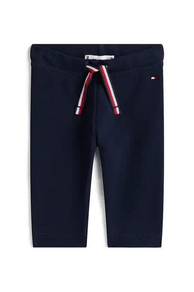 Dětské bavlněné kalhotky Tommy Hilfiger tmavomodrá barva, KN0KN02073
