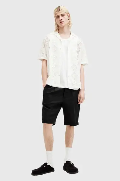 Plátěné kraťasy AllSaints ORA TALLIS