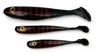 Yaccuza gumová nástraha hand made killer airbrush black stripes - 15 cm 22 g 1 ks