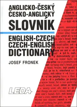 Anglicko-český a česko-anglický slovník (poškozená) - Josef Fronek