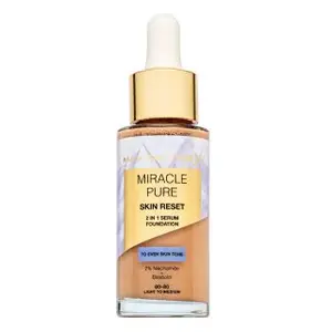 Max Factor Miracle Pure Skin Reset 2in1 Serum Foundation tekutý make-up pro obnovu pleti 60-80 Light to Medium 30 ml