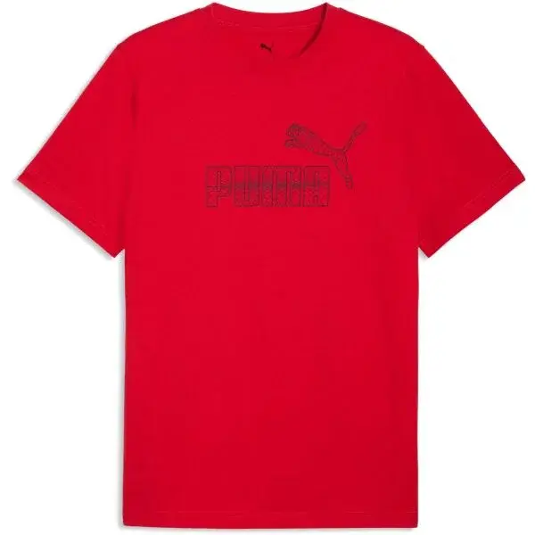 Puma GRAPHIC NO.1 LOGO TEE Pánské triko, červená, velikost