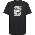 adidas B CAMO BOX Dětské tričko, černá, velikost