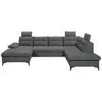 MID.YOU SEDACÍ SOUPRAVA, textil, barvy grafitu