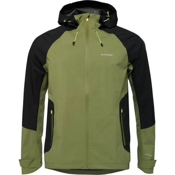 Klimatex TEKAPO WATERPROOF Pánská nepromokavá bunda s membránou, khaki, velikost XXL