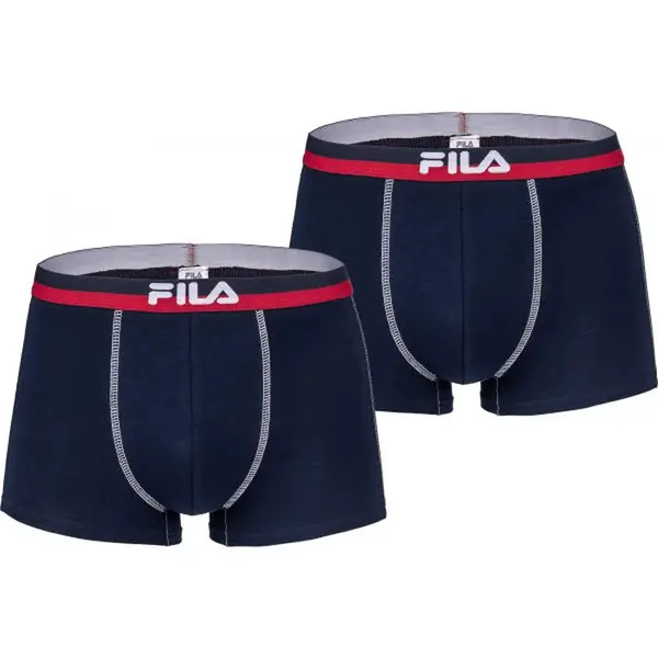 Fila MAN BOXERS 2 PACK Pánské boxerky, tmavě modrá, velikost XXL