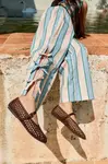 Dětské bavlněné kalhoty Tinycottons RETRO STRIPES BOWS PANT