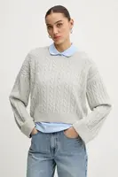 Svetr Hollister Co. dámský, šedá barva, KI350-4274