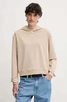 Mikina HUGO SHUFFLE_HOODIE černá barva, s kapucí, hladká, 50490594