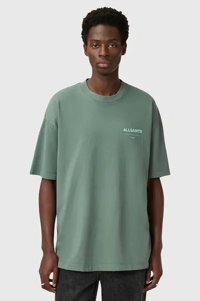 Bavlněné tričko AllSaints UNDERGROUND