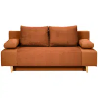 Carryhome ROZKLÁDACÍ POHOVKA, textil, rezavá