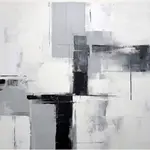 OBRAZ NA KOVU, abstraktní, 30/30/2 cm