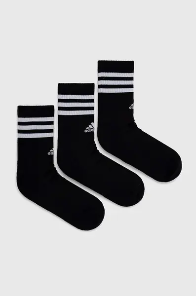 Ponožky adidas Performance Essentials 3-pack černá barva, IC1321