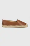 Kožené espadrilky Lauren Ralph Lauren Cameryn IV