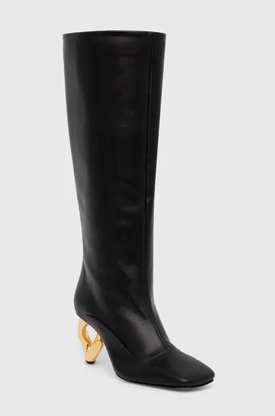 JW Anderson  Kožené kozačky  Chain Heel
