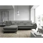 MID.YOU ROHOVÁ SEDAČKA, textil, šedá