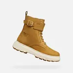 Light Brown Women's Ankle Boots Geox Lamidie + Grip ABX - Ladies