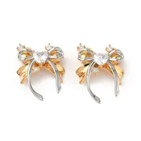 Brass Micro Pave Cubic Zirconia Pendants