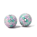 Opaque Acrylic & Resin Rhinestone Beads