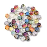 50Pcs Electroplate Glass Beads